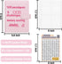 Antner 100 Envelopes Challenge Binder Money Savings Challenges Book to Save $5,050 and $10,000 and $500, A5 Money Saving Planner Cash Envelope Bud...