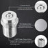 MroMax Pressure Washer Nozzle, 1/4NPT Thread 304 Stainless Steel Spray Tip, 2Pcs (0 Degree, 1.2mm Orifice Diameter) Silver Tone...