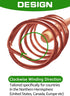 6 Pack 13" Electroculture Copper Gardening Antenna, Copper Garden Stakes, Copper Rods for Garden, Copper Plant Stakes, Electro Culture Gardening C...