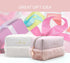 Fluffy Bottom Makeup Bag Organizer – Portable Toiletry Travel Case – Cute Cosmetic Bag for Woman & Girls – Waterproof Soft Vegan Leather Pouch – M...