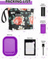 Storage Bag with Combination Lock, Water Resistant Carbon Lining Portable Bag File Organizer Enduring Travel Bag Durable and Stylish Great Gift fo...