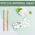 Toothpaste Tablets - Mint Flavor, Anti-Plaque, Anti-Cavity, Prevents Tooth Decay, Anti-Gingivitis, Oral Cleaner, Travel-Friendly, Fluoride-Free...