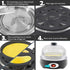 Elite Gourmet EGC007CHC# Rapid Egg Cooker, 7 Easy-To-Peel, Hard, Medium, Soft Boiled Eggs, Poacher, Omelet Maker, Auto Shut-Off, Alarm, 16-Recipe ...