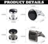 16 Pcs Cufflinks and Studs Set for Men Classic Tuxedo Shirt Cufflinks & Shirt Accessories Black&Silver Match for Business Wedding Formal Suit...