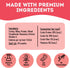 Freeze Dried Turkey Treats for Dogs & Cats (1.76 oz, Pack of 1) - Single Ingredient Flash Frozen to Maintain Nutrients Vitamins and Healthy Oils M...