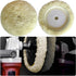 Wool Buffing Pad Kit 5" 3PCS 100% Natural Wool Car Auto Hook and Loop Grip Buffing Pad for Compound Cutting & Polishing for Car,Boats, Trucks and ...