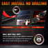 48 Inch Tailgate Light Bar Triple Row Tail Light Bar for Pickup Trailer SUV RV Van Full Function No Drill Install (48 inch)...