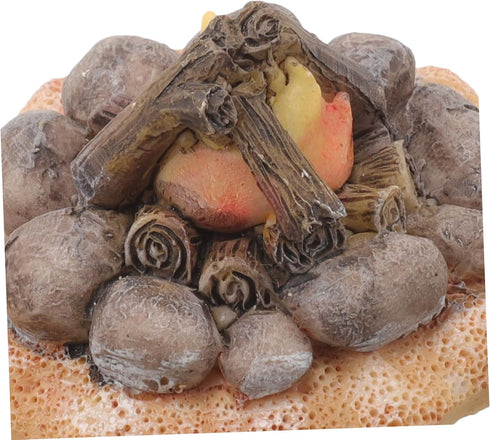 Miniature Bonfire Resin Fake Fire Micro Campfire Model Miniature Decoration Miniature Fire Miniature Things Trinkets Accessories Decorations Manua...