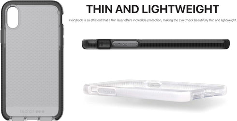 tech21 Evo Check Case for iPhone X - Smokey/Black...