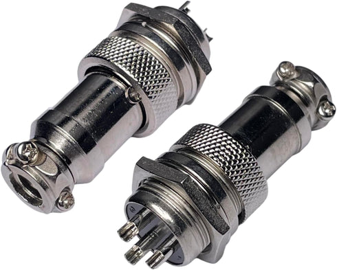 CESS Aviation 3 Pins Plug and Socket Wire Cable Connector - Diameter 0.63" (16mm) (2 Packs)...
