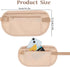 Secure Travel Money Belt, Anti Theft Travel Bag, Travel Money Belt Under Clothes, Hidden Travel Pouch Protect Your Credit and Money With Blocking ...