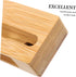 NUOBESTY Universal Phone Sound Amplifier Wooden Phone Stand Bamboo Mobile Phone Holder Phone Dock Stands Cell Phone Stand with Loudspeaker Holder...