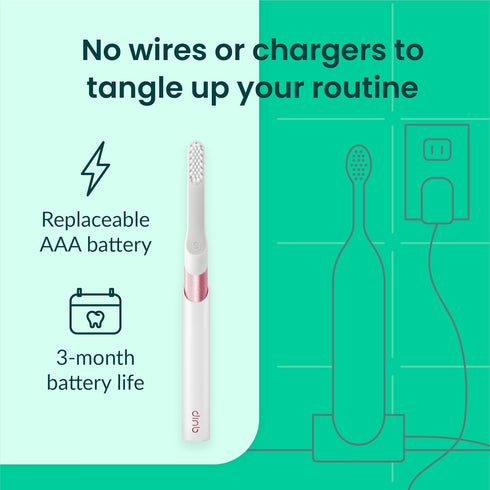 Quip Sonic Toothbrush for Adults - Timed Electric Toothbrush with Cover - Replaceable Brush Head, Soft Bristles, Metal Handle, 3 Month Battery Lif...