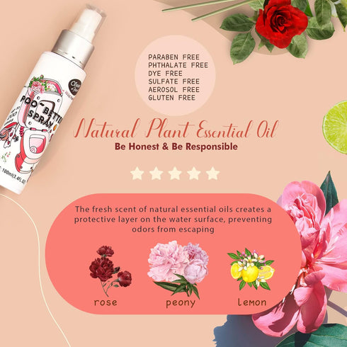 Clean-n-Fresh Toilet Spray, Wild Peony Scent, Bathroom Odor Eliminator & Air Freshener For Room, Trash Cans, Shoes, Fabrics, 3.4 Fl Oz(2 Pack)...
