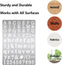 GORGECRAFT Metal Letter Stencil Stainless Steel Lettering Alphabet Symbol Painting Template Journal Tool for Painting, Wood Burning, Pyrography an...
