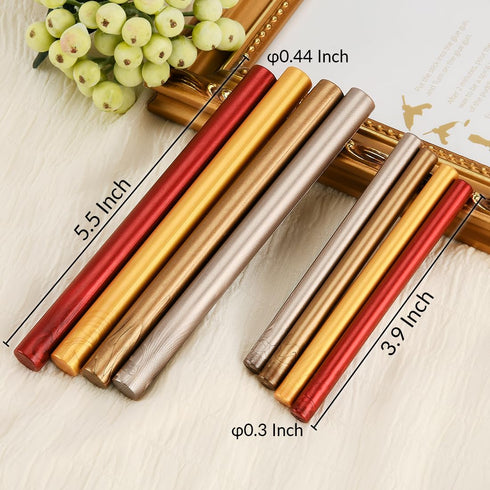20PCS Mini Glue Gun Sealing Wax, Sealing Wax Sticks - Ideal for Wedding Invitations, Letters, Envelopes, Cards and Crafts,Work with Mini Glue Guns...
