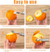 Stainless Steel Orange Peeler, Citrus Peeler Tool Easy to Peel Orange Peeler Cutter with Hanging Loop Orange Peeler Gadget Fruit Peeler Utensils f...