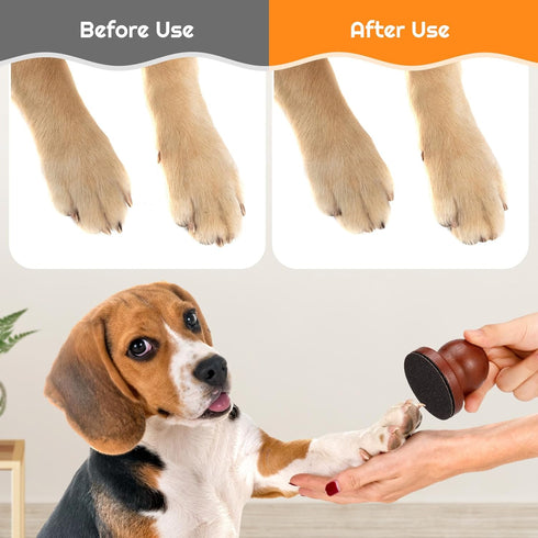 Dog Nail File Dog Nail File Scraper with 7 Pcs Replaceable Sandpaper Dog Nail Trimmers, No Pressure Dog Nail File Set...