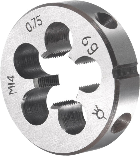 uxcell M14 x 0.75mm Metric Tap and Die Set, Machine Thread Screw Tap with Round Threading Die, Tap & Die Kit for Nut Screw Bolt Thread Repair...