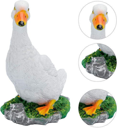 GANAZONO Garden Statue Decoration Resin Funny Garden Figurines Outdoor Animal Statue for Patio Lawn Yard Art Decoration...