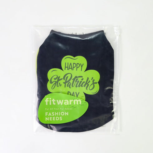 Fitwarm Happy St Patricks Day Dog Clothes, Summer Dog Clothes for Small Dogs Boy Girl, Funny Dog Tshirt, Lightweight Breathable Cotton, Pet Cat Ou...