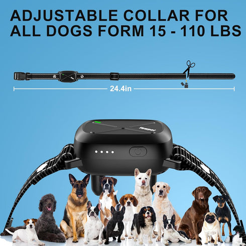 Dog Shock Collar - Electric Dog Training Collar with Remote, Rechargeable E-Collar with 4 Training Modes, Security Lock for All Breeds, Sizes...