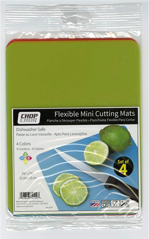 CounterArt Flex Cutting Mat, Mini, Assorted, Set of 4...