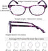 EYEGUARD Reading Glasses 4 Pack Quality Fashion colorful Readers for women...
