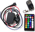 18 Kinds of Color Dual Remote RGB Music Controller for Motorcycle LED Accent Strip Light with Brake Function...