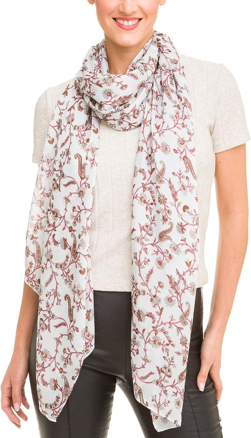 MELIFLUOS DESIGNED IN SPAIN Scarf for Women Lightweight Silk Feel Summer Fall Spring Oblong Fashion Scarves Shawl...