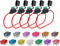 12 Gauge Fuse Holder ATC/ATO, SIM&NAT 5 Packs in-Line Automotive Blade Fuse Holder with 65PCS Standard Car Fuses, 1A 2A 3A 4A 5A 7.5A 10A 15A 20A ...