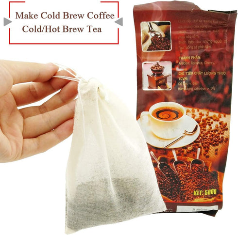 Cheesecloth Bags for Straining,Reusable Cold Brew Coffee Cheese Cloths Strainer,Large Nut Milk Tea Juice Bag,100% Natural Cotton Fine Mesh Filter ...