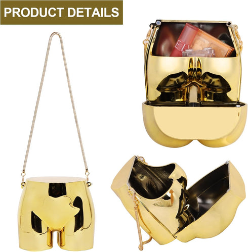 Fashion Evening Bag for Women Mini Crossbody Bag Clutch Purses Shoulder Bag with Chain Strap Handbag for Party Wedding Prom...