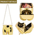 Fashion Evening Bag for Women Mini Crossbody Bag Clutch Purses Shoulder Bag with Chain Strap Handbag for Party Wedding Prom...