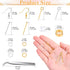 Hypoallergenic Earring Making Kit, modacraft 2000Pcs Earring Making Supplies Kit with Hypoallergenic Hooks, Earring Findings, Backs, Pins Jump Rin...