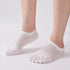 Women's Toe socks Cotton Lightweight No Show Five Fingers Running Socks 4 Pack...