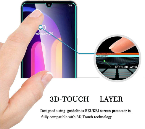 (3 Pack) for LG V60 ThinQ/LG V60 ThinQ 5G / LG V60 ThinQ 5G UW Screen Protector Tempered Glass, (Not Work with Dual Screen),Anti Scratch, Bubble F...