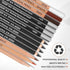 Geyoga 36 Pcs Professional Charcoal Pencils Extra soft, Soft, Medium, Hard, White, Brown for Drawing Charcoal Pencils Drawing Set Pastel Pencils A...
