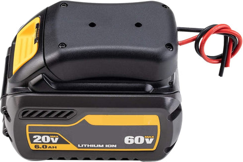 Power Wheels Battery Adapter for DeWALT Flexvolt 60V Max Battery Dock Power Connector 12 Gauge 54...