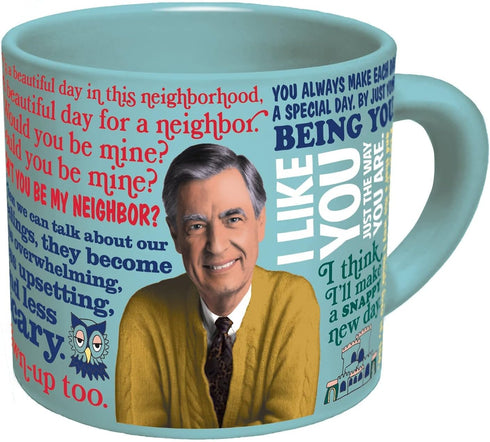 The Unemployed Philosophers Guild Mister Rogers Heat Changing Color Transforming Mug - Hot Coffee Changes Mr Rogers' Outfit, Comes in a Fun Box, 1...