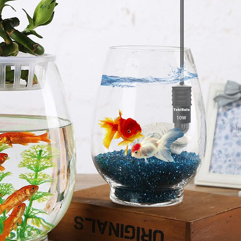YukiHalu USB Powered Aquarium Heater, 10W Adjustable Mini Fish Tank Heater with External Temperature Controller, LED Display, Used for 0.5-1 Gallo...