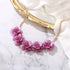 BriLove Flower Collar Necklace, Shiny Floral Flower Summer Beach Statement Collar Bib Necklaces for Women Costume Prom Jewelry...