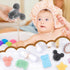 Konjac Baby Bath Sponge for Bathing, Classic Shapes Natural Bath Sponges for Infants, Toddler, Newborns, Natural and Safe Plant-Based Konjac Baby ...