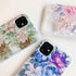 Qokey Compatible iPhone 11 Case 6.1 inch- Floral Clear Flower Design for Women with 360 Rotating Ring Stand Holder Kickstand - Soft TPU Shockproof...