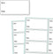 200 Pieces, 2" x 1", Removable Food Labels for Freezer Storage, Date Stickers to Write On...