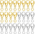 300 pcs Lobster Clasps and Open Jump Rings Set, Jewelry Clasps Lobster Claw Clasps for Jewelry Making Findings&Bracelets Stocking Stuffers Christm...