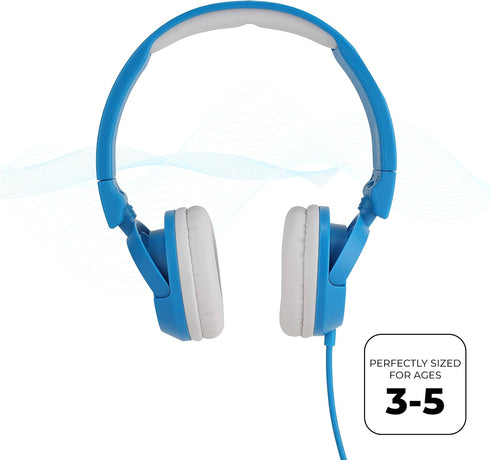 Altec Lansing Over The Ears Kids Headphones - Volume Limiting Technology for Developing Ears, Ages 3-5, Perfect for Learning from Home, Blue......