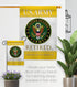 Breeze Decor US Army Garden Flag Armed Forces Rangers United State American Military Veteran Retire Official House Decoration Banner Small Yard Gi...