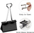 1/4-inch (32mm) Paper Holding Binder Clips Paper Clips for Notes Letter, Papers Binder Clamps use Office, Home, School, Institutions, Paper Holdin...