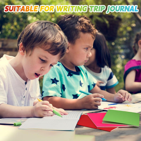 Gueevin 6 Pcs Blank Notebooks for Kids to Write Stories Bulk Notebooks Journals for Students Paperback Books Drawing Lined Page Journals Primary E...